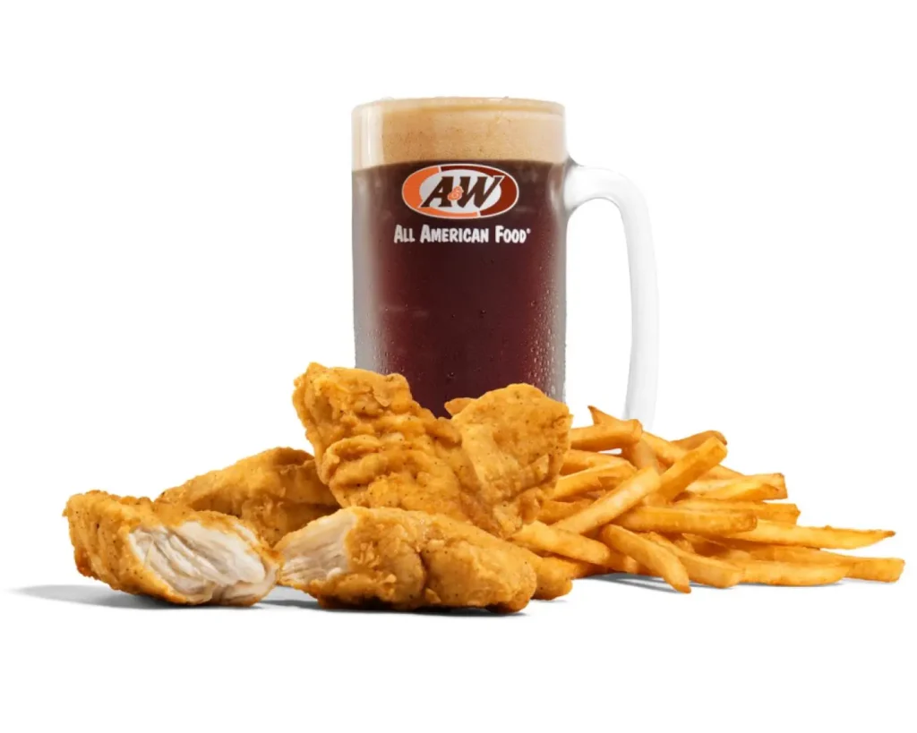 A&W 3 Chicken Tenders Combo
