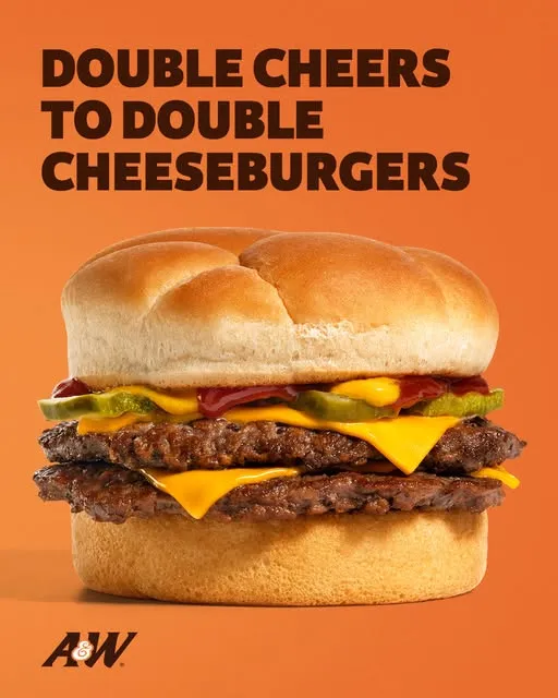 A&W Bacon Cheeseburger – Double