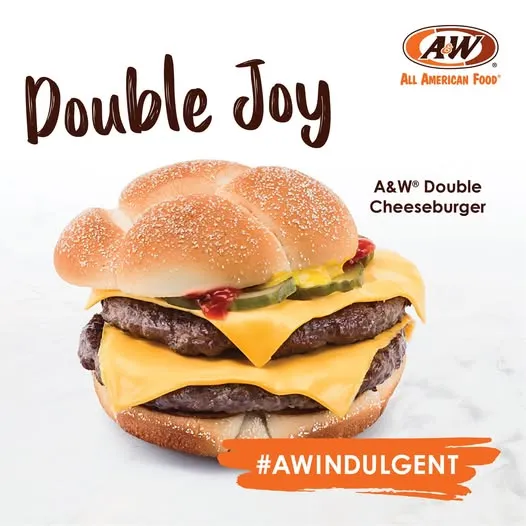A&W Cheeseburger – Double