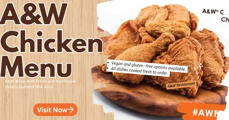 A&W Chicken Menu