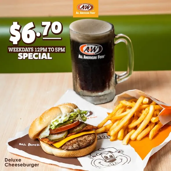 A&W Combos Calories