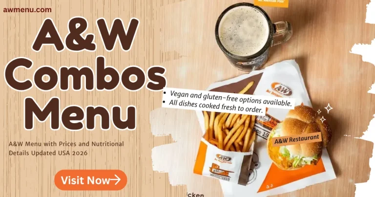 A&W Combos Menu