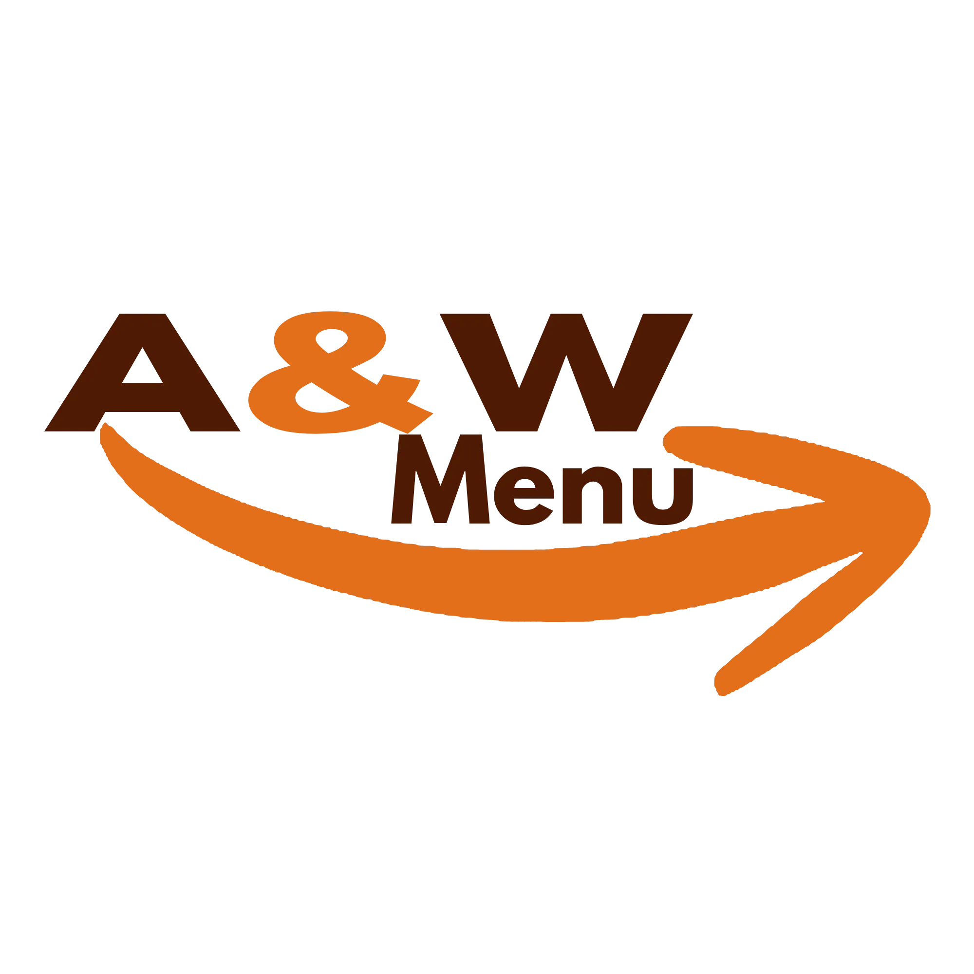 A&W Restaurant Logo Menu
