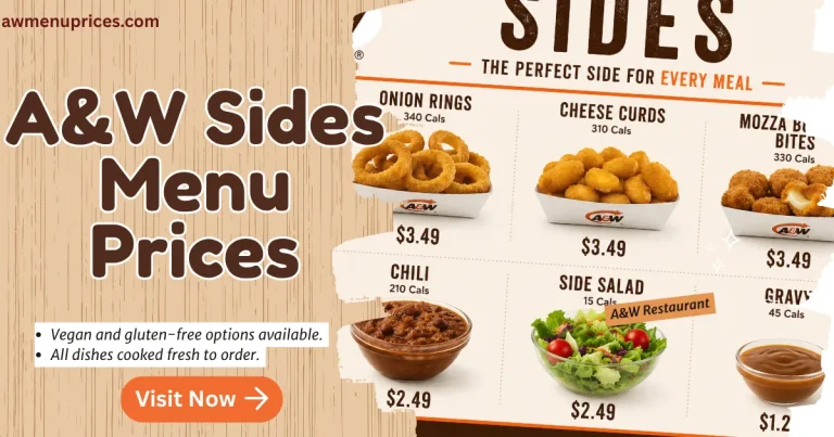 A&W Sides Menu