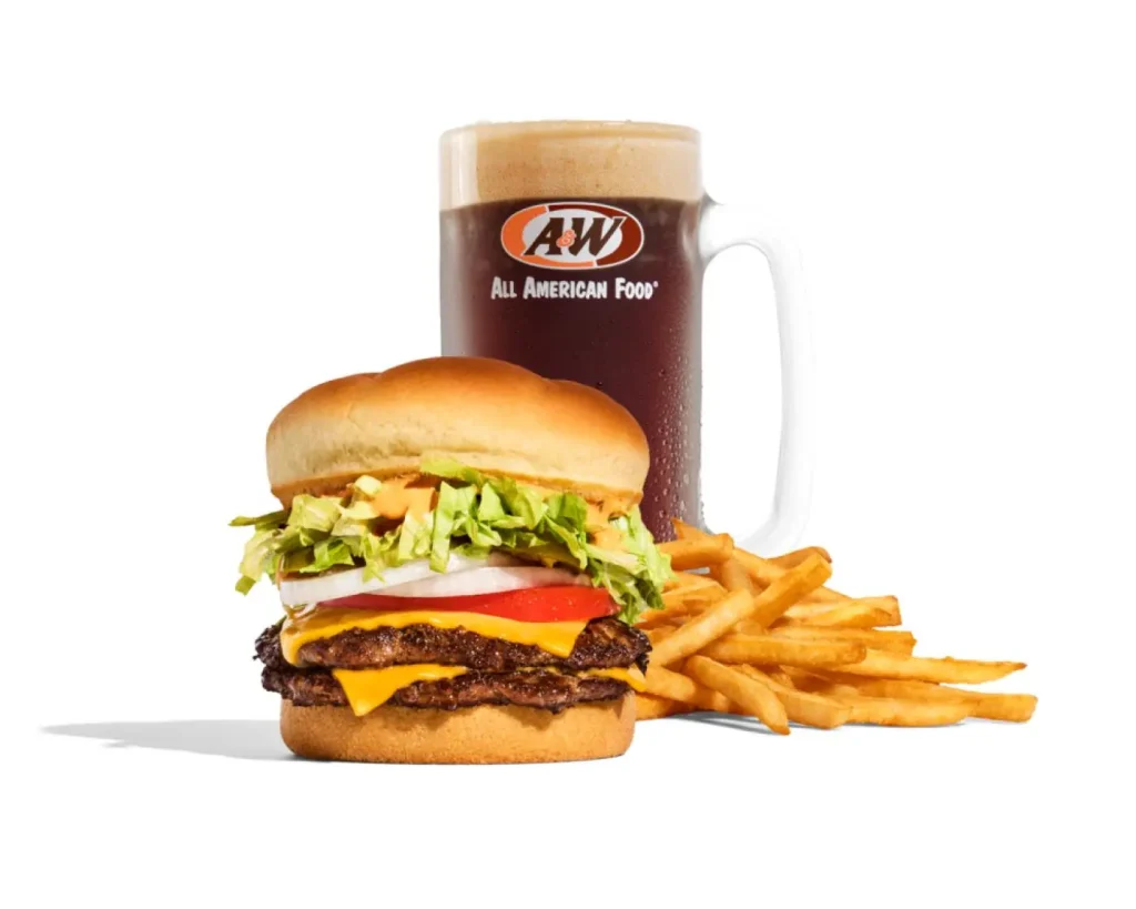 A&W Spicy Papa Burger Combo