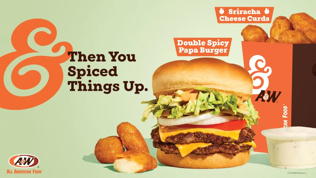 A&W Spicy Papa Burger® – Double