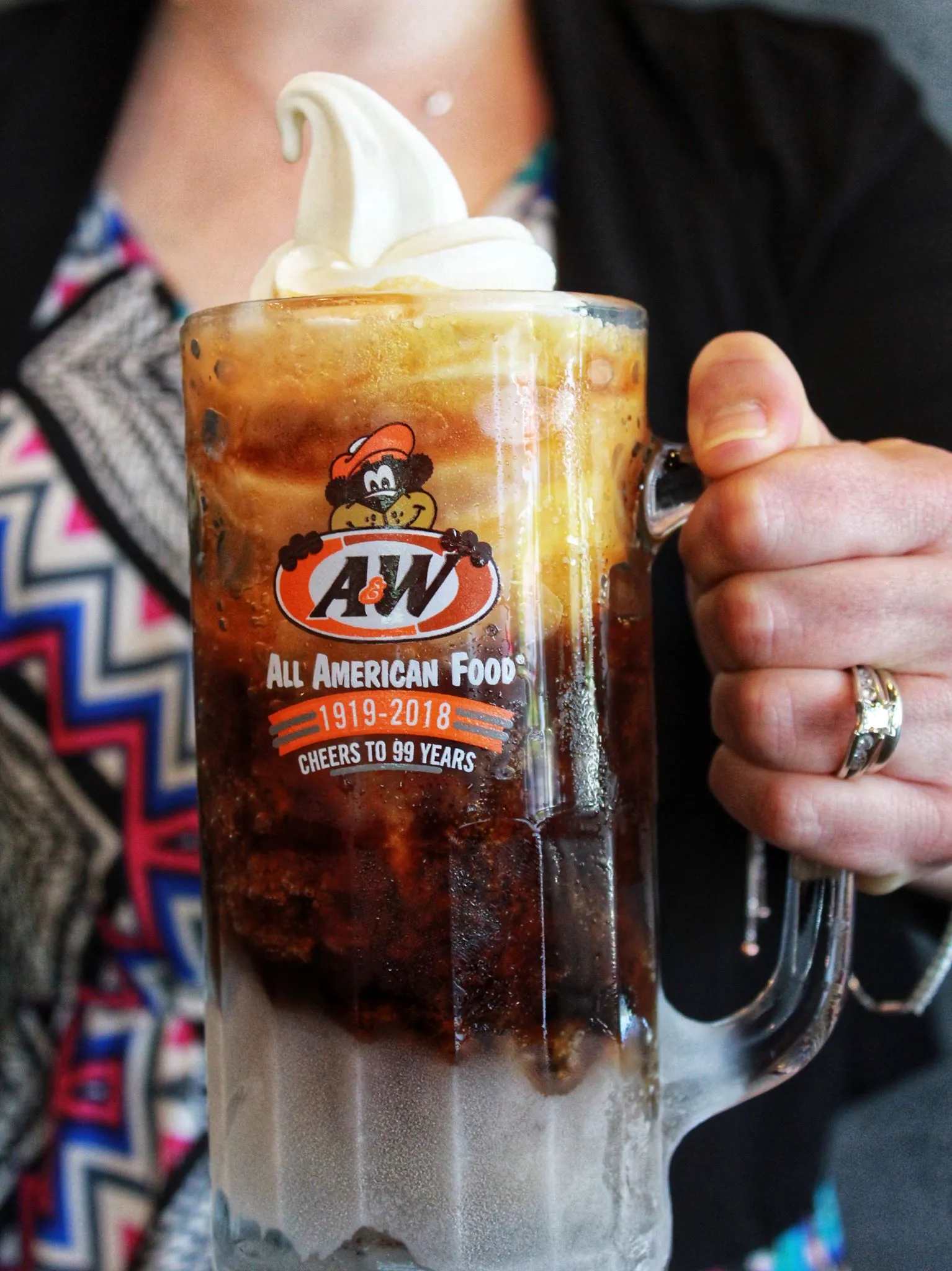 A&W Zero Sugar Root Beer Float, Regular