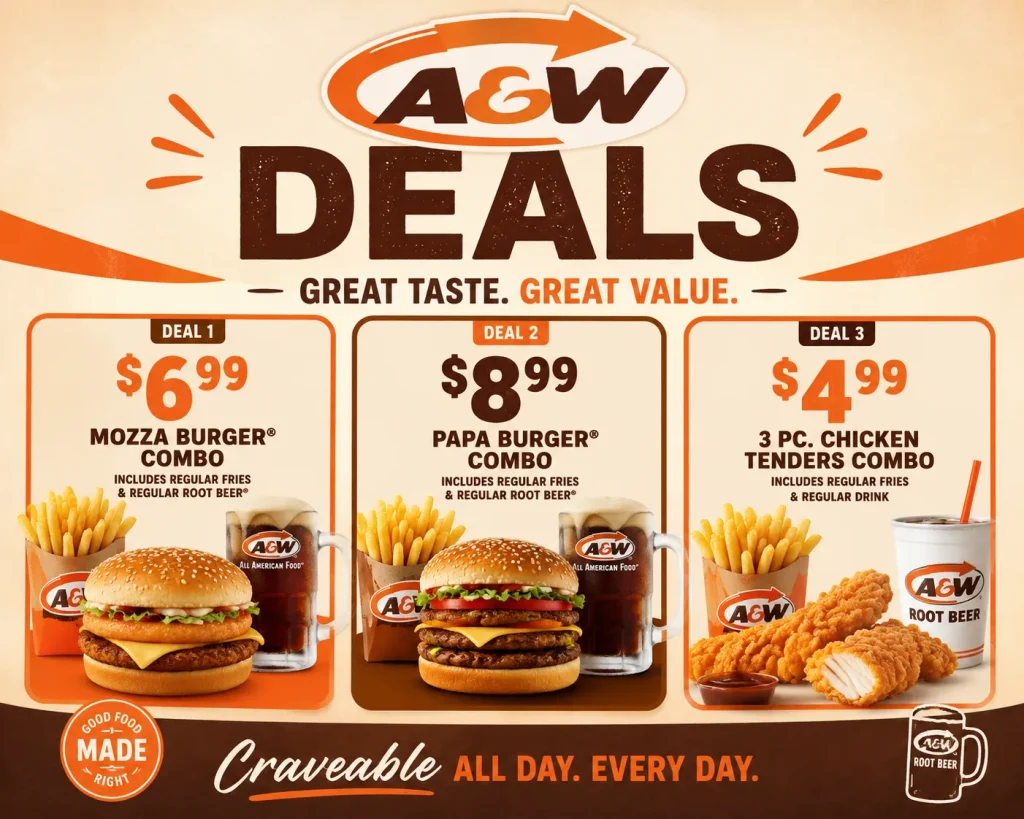 a&w deals today