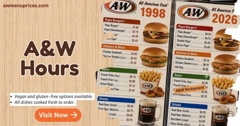 a&w store hours